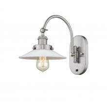 Innovations Lighting 918-1W-SN-G1 - Halophane - 1 Light - 9 inch - Brushed Satin Nickel - Sconce