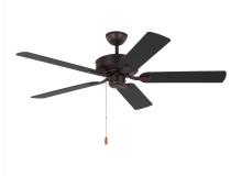 Generation Lighting 5LD52BZ - Linden 52'' traditional indoor bronze ceiling fan with reversible motor