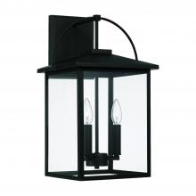 Capital 948031BK - 3-Light Outdoor Wall-Lantern