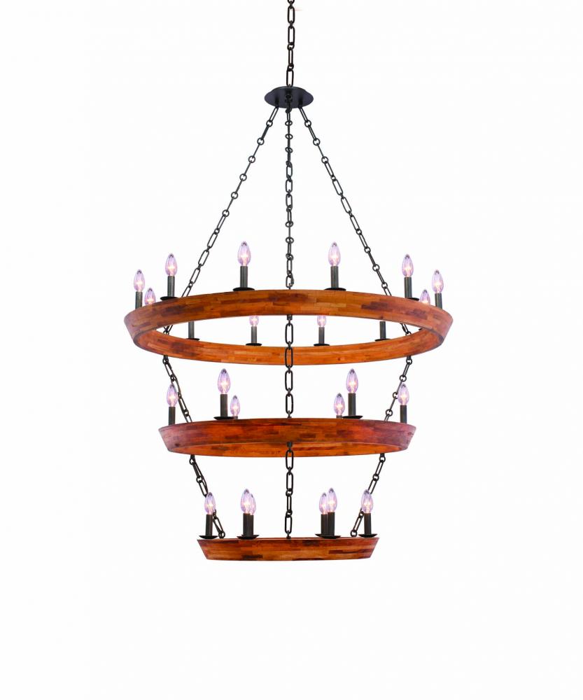 Lansdale (12+6+6) Light 3 Tier Chandelier