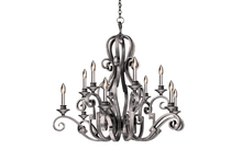 Kalco 4032PS - Ibiza 12 Light Chandelier