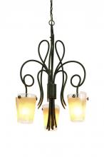 Kalco 4298TO/ANTQ - Tribecca 3 Light Chandelier