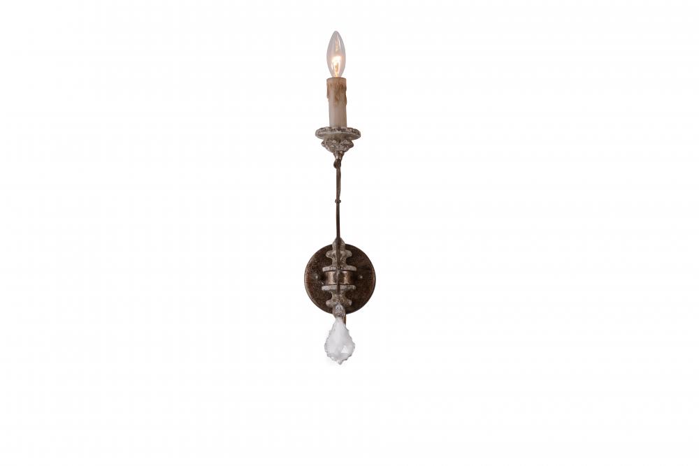 Ballerina single Sconce w/ rustic Finish