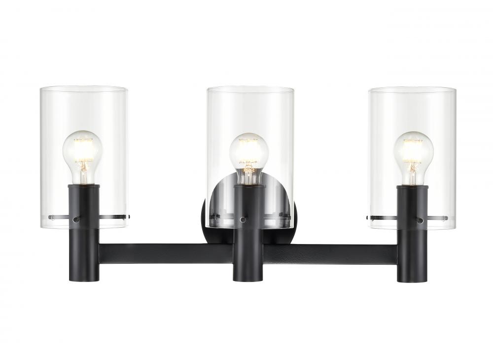 Apolla 3-Light Vanity Matte Black