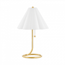 Mitzi by Hudson Valley Lighting HL653201-AGB - Martha Table Lamp
