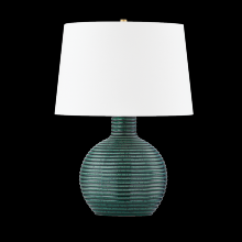 Mitzi by Hudson Valley Lighting HL815201-AGB - SARA Table Lamp