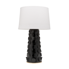 Mitzi by Hudson Valley Lighting HL335201-BLK/GL - Naomi Table Lamp