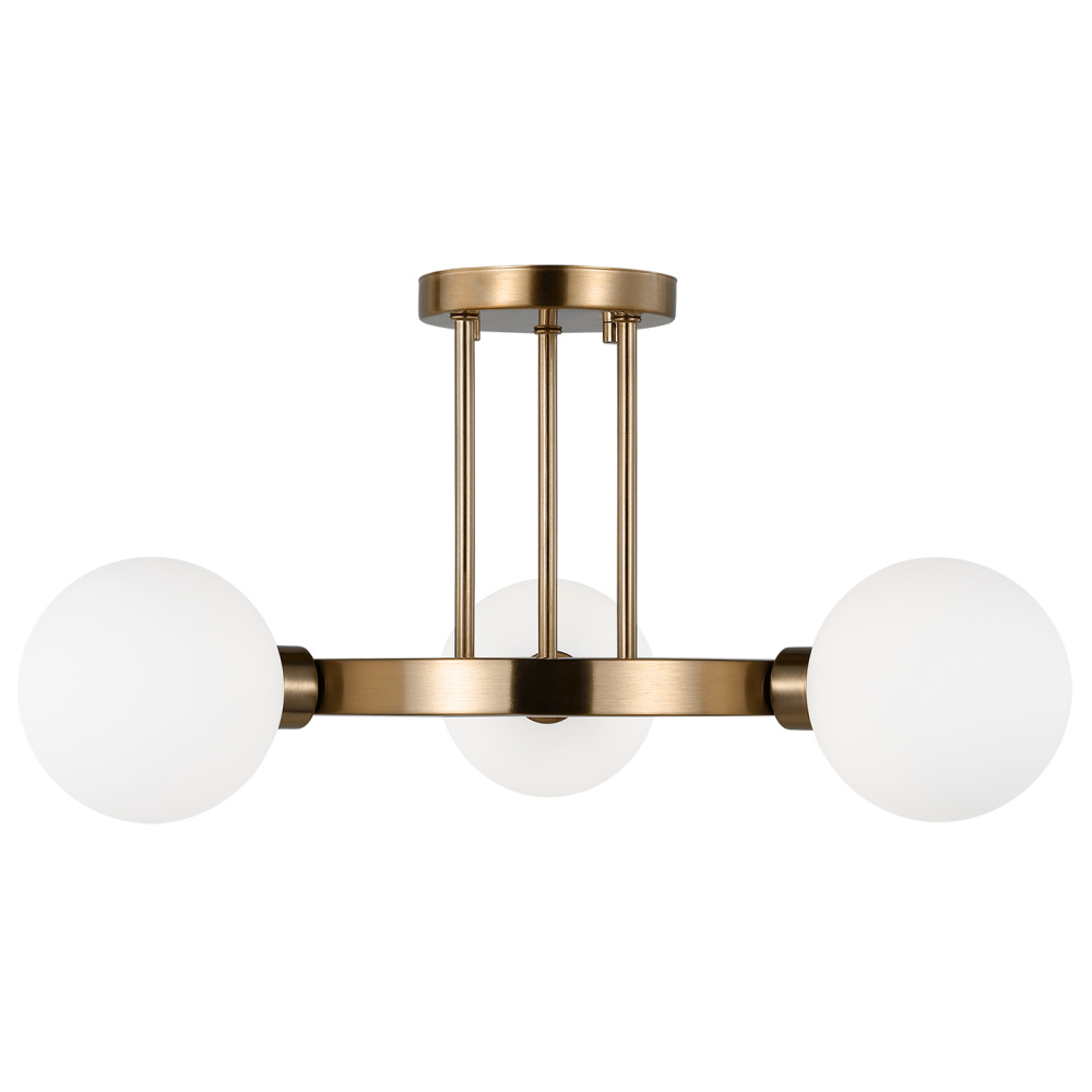Clybourn Three Light Semi-Flush Mount