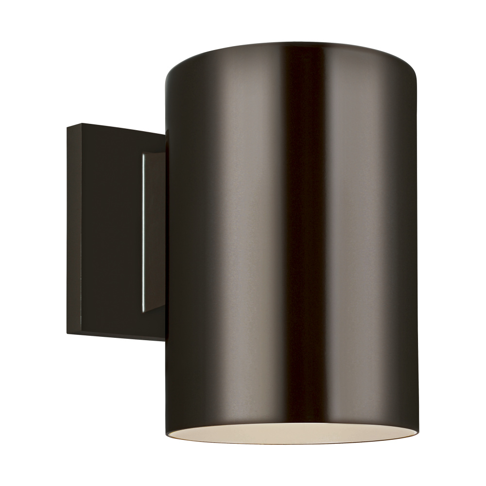 Outdoor Cylinders Small LED Wall Lantern