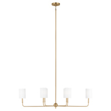 Visual Comfort & Co. Studio Collection 3609306-848 - Foxdale Six Light Linear Chandelier