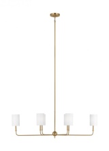 Visual Comfort & Co. Studio Collection 3609306EN-848 - Foxdale Six Light Linear Chandelier