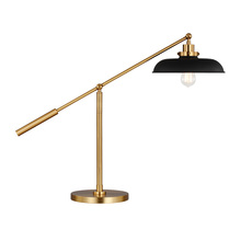 Visual Comfort & Co. Studio Collection CT1111MBKBBS1 - Wellfleet Wide Desk Lamp