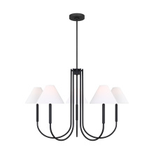 Visual Comfort & Co. Studio Collection DJC1035MBK - Porteau Large Chandelier