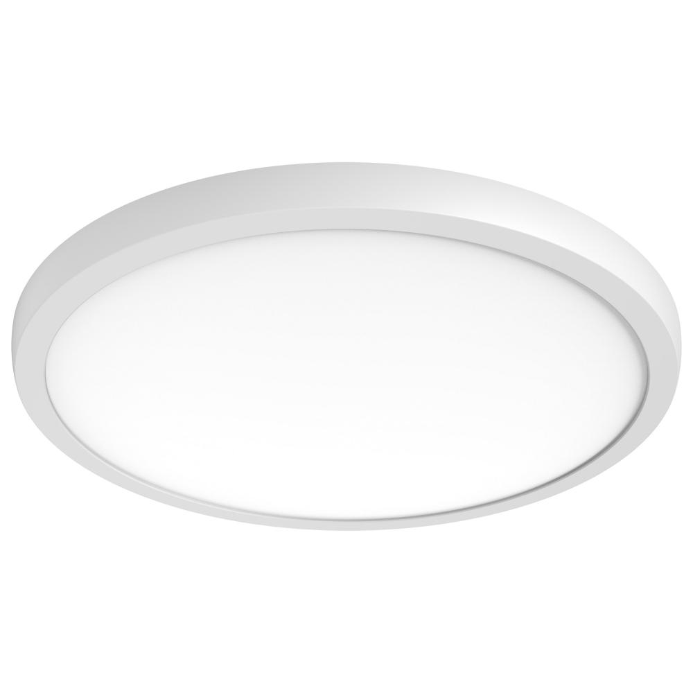 Blink Pro Plus; 34 Watt; 19 in.; Surface Mount LED; CCT Selectable; 90 CRI; White Finish; 120/277