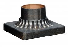 Nuvo 25/5655 - 6" Square Pier Mount Base - Umber Bronze