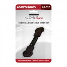 Nuvo 63/536 - Under Cabinet Connectable Link; Black Finish