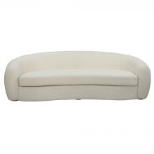 Uttermost 23746 - Capra Art Deco White Sofa