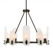 Uttermost 21381 - Ellipse 10 Light Dark Bronze Chandelier