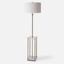 Uttermost 28415 - Uttermost Palladian Antique Brass Floor Lamp