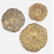 Uttermost 04370 - Uttermost Radiance Gold Metal Wall Decor Set/3