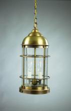 Northeast Lantern 3532-VG-LT2-CLR - Nautical Hanging Verdi Gris 2 Candelabra Sockets Clear Glass