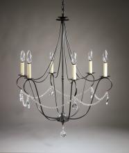 Northeast Lantern 959-VG-LT6 - Hanging Verdi Gris 6 Candelabra Sockets