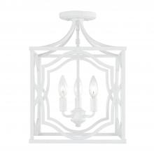 Austin Allen & Co. AA1019XW - 3-Light Foyer Textured White