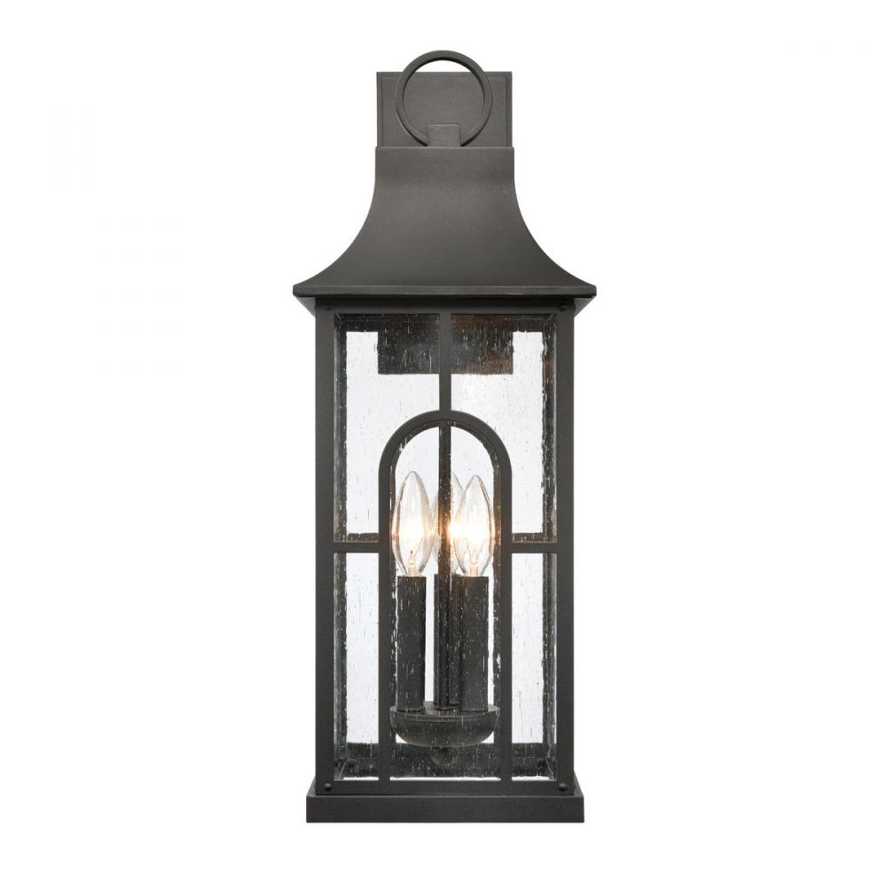 Triumph 23'' High 3-Light Outdoor Sconce - Textured Black