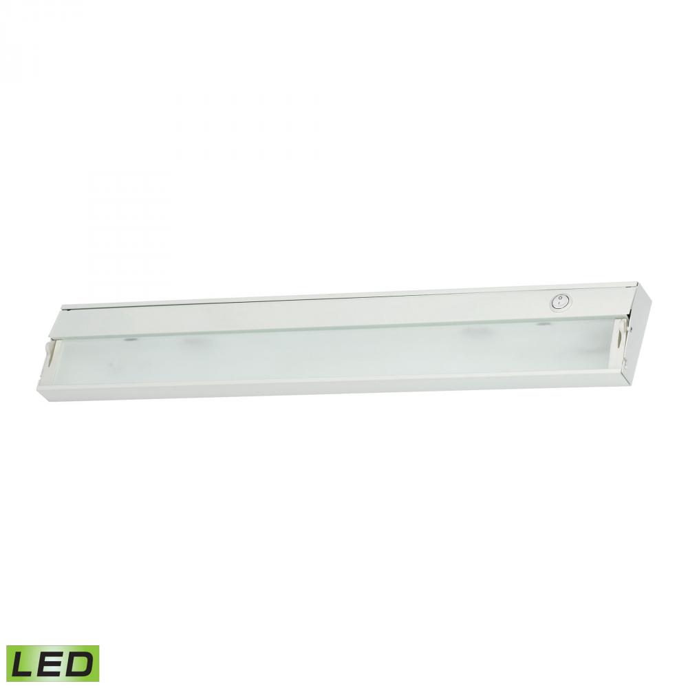 ZeeLite 3 Lamp LED Cabinet Light In White With D