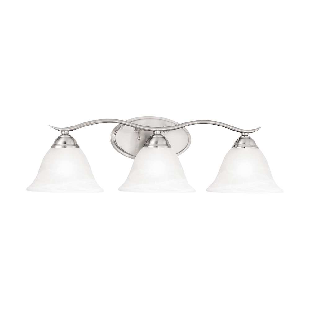 Thomas - Prestige 26.5'' Wide 3-Light Vanity Light - Brushed Nickel