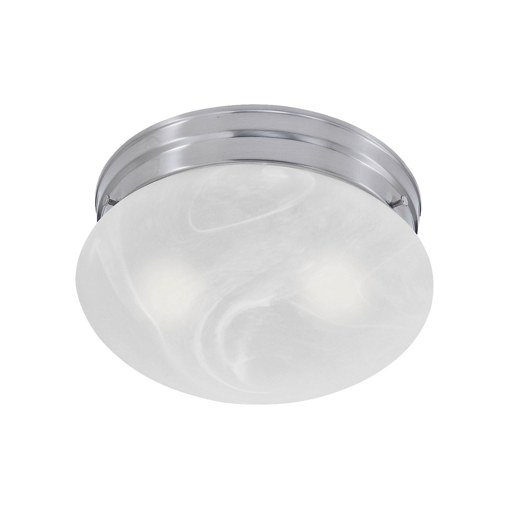 Thomas - Ceiling Essentials 10'' Wide 2-Light Flush Mount - Brushed Nickel