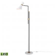 ELK Home H0019-11112-LED - Taran 61'' High 1-Light Floor Lamp - Matte White - Includes LED Bulb
