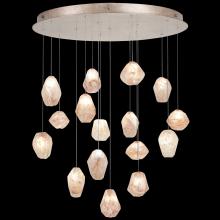 Fine Art Handcrafted Lighting 862840-24LD - Natural Inspirations 32"W Round Pendant